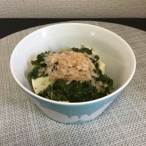 豆腐のめかぶかけ